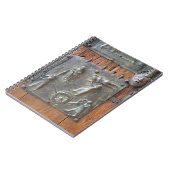 左手のドアからのパネル、12世紀(bronz ノートブック (左側)