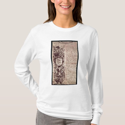 左手の差益の詳細 Tシャツ (正面)