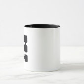 左格子アイコンマグ- マグカップ (中央)