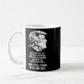 左派とメディアに嫌われ続けるトランプ コーヒーマグカップ (左)