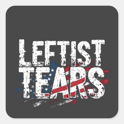 左派の涙自由主義の民主党議員カマル・ハリス スクエアシール (正面)