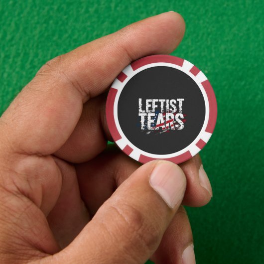 左派の涙自由主義の民主党議員カマル・ハリス ポーカーチップ (手)