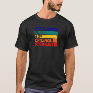 左派クリスチャン引用文イエスはオリジナルSocだった Tシャツ