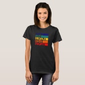 左派民主社会連合レトロ人民運動 Tシャツ (正面フル)