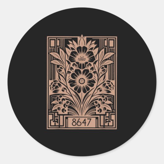 左翼, 86 47アンチトランプ,フローラフェミニスト ラウンドシール (正面)