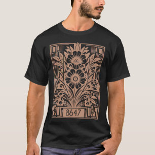 左翼， 86 47アンチトランプ，フローラフェミニスト Tシャツ