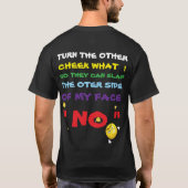 左頬を向けて Tシャツ (裏面)