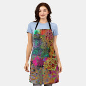 巧みなイスラーム エプロン (着用した状態)