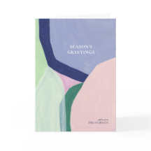 巧みなクリスマスホリデーグリーティングカード