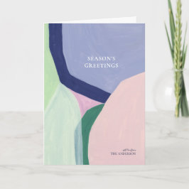 巧みなクリスマスホリデーグリーティングカード シーズンカード