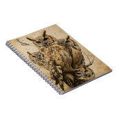 巧みなフールヴィンテージ ノートブック (右側)