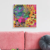 巧みなムスリム キャンバスプリント (インサイチュ (リビング))