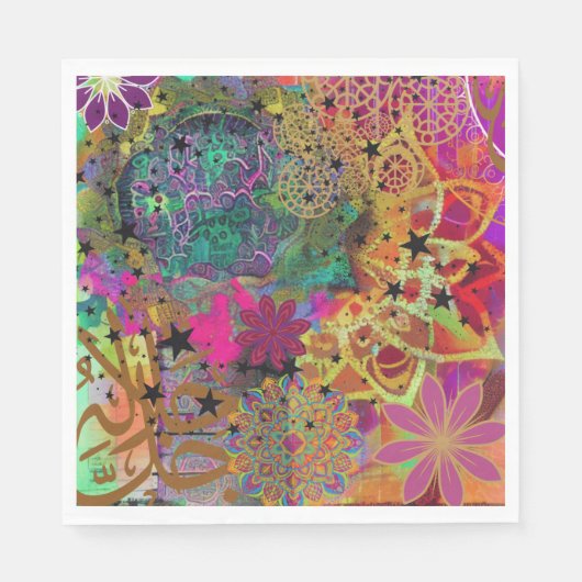 巧みなムスリム スタンダードランチョンナプキン (正面)