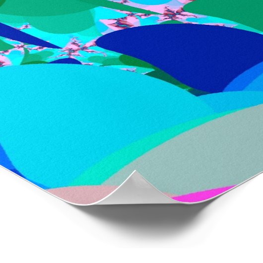 巧みな森の葉 ポスター (角)