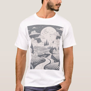 巧みな表情Tシャツ Tシャツ