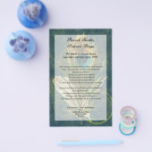 巧みな詳細孔雀フェザープログラムフライヤー チラシ (シングル)