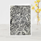 巧みな、あるいは奇妙な変貌 カード (黄色い花)