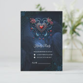 巧みに設計されたゴシックハート 出欠カード (スタンド正面)