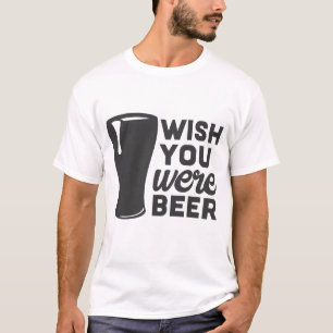 巧妙おもしろいな引用文 ビールのTシャツをお願いします Tシャツ