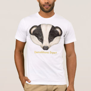 巧妙なアナグマの破壊 Tシャツ