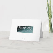 巧妙なカボチャ感謝祭 シーズンカード (裏面)