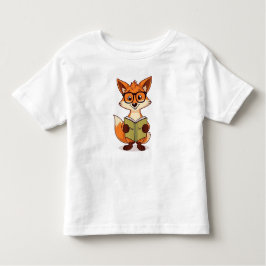 巧妙なキツネ トドラーTシャツ