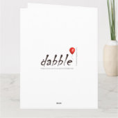 巧妙なバニーパーソナライズされたの卒業カード カード (裏面)