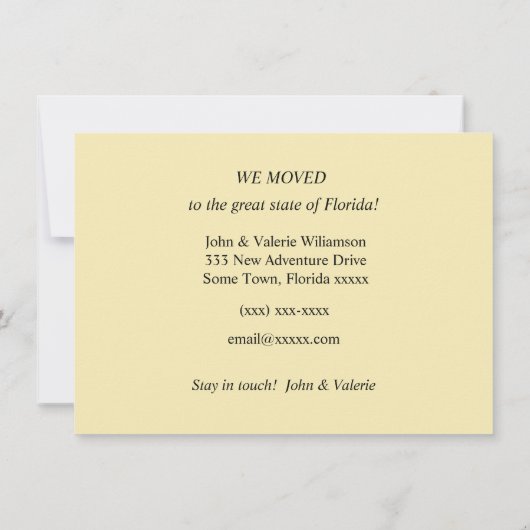 巧妙なフロリダのアリゲーターの動きの発表 (裏面)