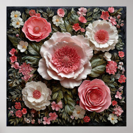 巧妙なフローラ配置 ポスター