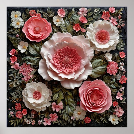 巧妙なフローラ配置 ポスター (正面)