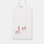 巧妙な包装紙 ギフトタグ (裏面)