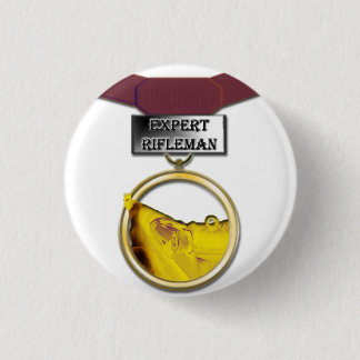 巧妙な小銃手メダルボタン 缶バッジ