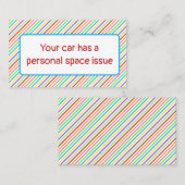 巧妙な悪い駐車場 コーリングカード (正面/裏面)