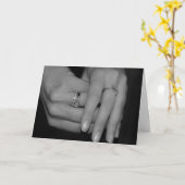 巧妙な結婚 カード (黄色い花)