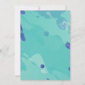 巧妙な誕生日招待状カード (裏面)