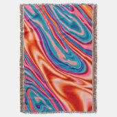 巧妙な配色 スローブランケット (正面縦)