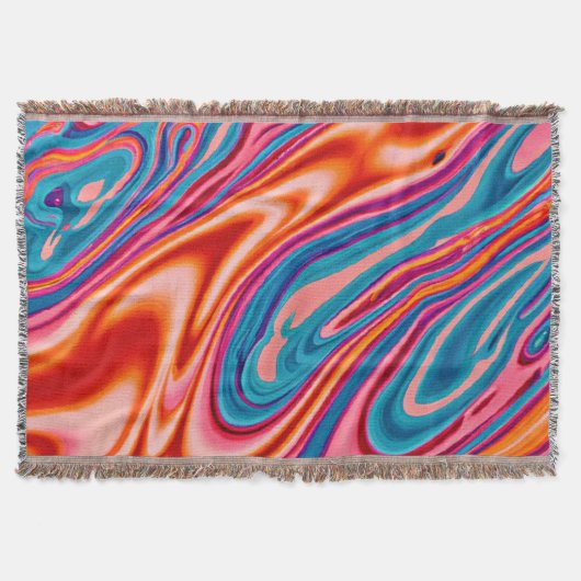 巧妙な配色 スローブランケット (正面)