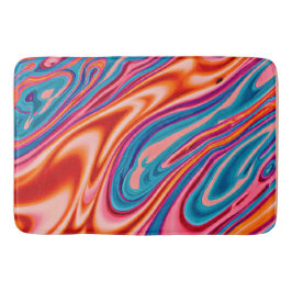 巧妙な配色 バスマット