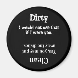 巧妙な食洗機マグネットのクリーンまたはダーティ マグネット