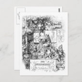 巧妙なmr.キツネはがき ポストカード (正面/裏面)