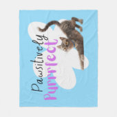 巧妙に意図的に フリースブランケット (正面)