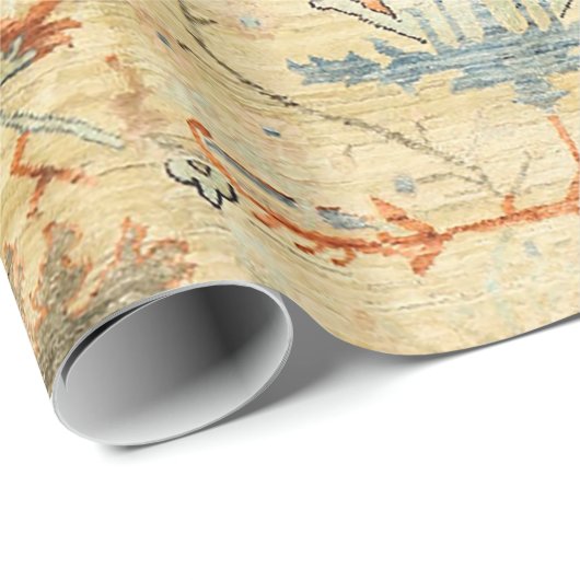 巧妙に素晴らし細工された黄色い埃っぽいブルースグレイ  ラッピングペーパー (ロールコーナー)