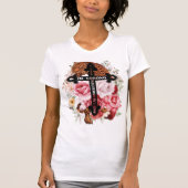 巨乳タイガー強くて勇気のあるシャツ Tシャツ (正面)