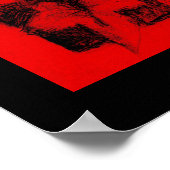 巨乳レッドスカルポスター ポスター (角)