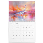 巨乳恐竜：第1版 カレンダー (2月 2027)