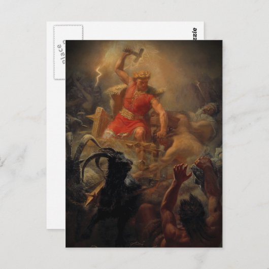 巨人と戦うトル ポストカード (正面/裏面)