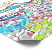 巨人のコーズウェイ…北アイルランドのコラージュ ポスター (角)