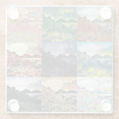 巨人のコーズウェイ…北アイルランド ガラスコースター (裏面)