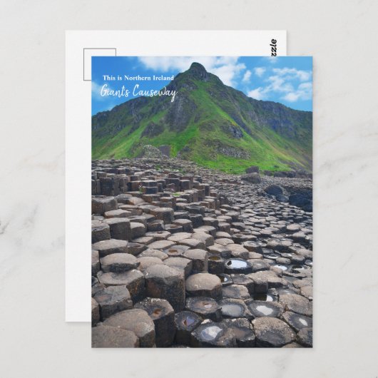 巨人のコーズウェイ – 北アイルランド ポストカード (正面/裏面)