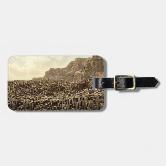 巨人の土手道、郡Antrim、北アイルランド ラゲッジタグ (正面横)